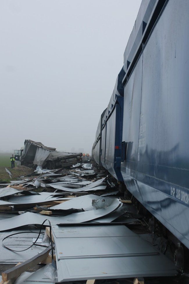 Twierdzi, że nie widział pociągu - zdjęcia