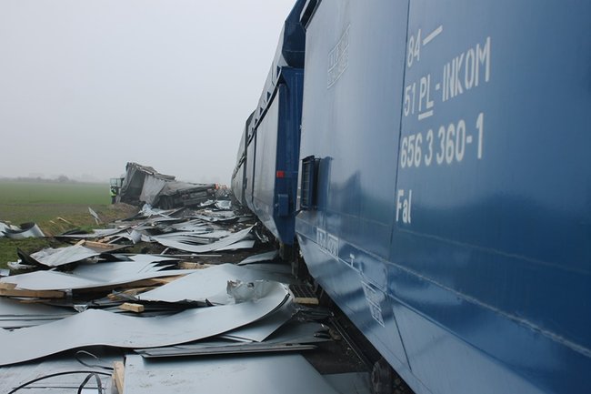 Twierdzi, że nie widział pociągu - zdjęcia