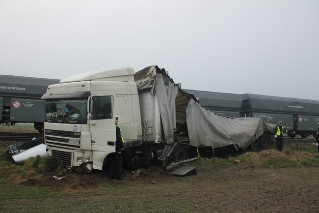 Twierdzi, że nie widział pociągu - zdjęcia