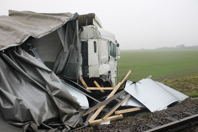 Twierdzi, że nie widział pociągu - zdjęcia