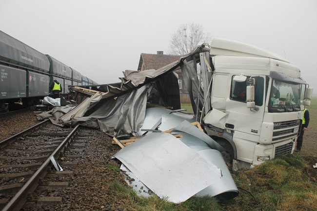 Twierdzi, że nie widział pociągu - zdjęcia