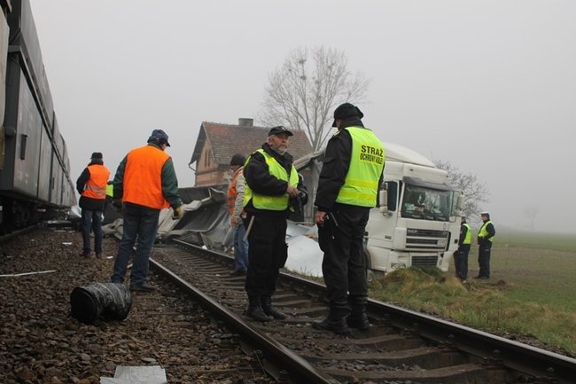 Twierdzi, że nie widział pociągu - zdjęcia