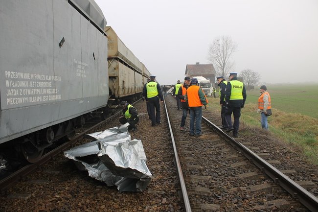Twierdzi, że nie widział pociągu - zdjęcia