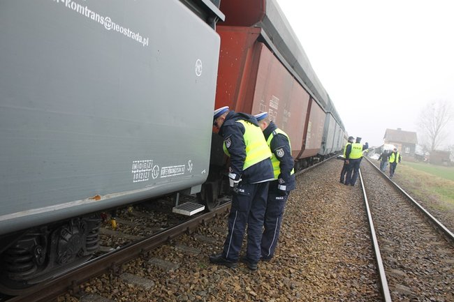 Twierdzi, że nie widział pociągu - zdjęcia