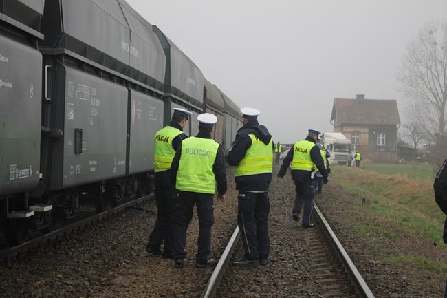 Twierdzi, że nie widział pociągu - zdjęcia