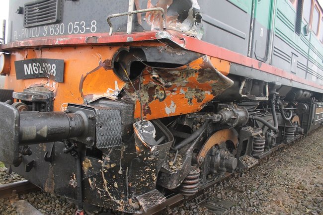 Twierdzi, że nie widział pociągu - zdjęcia