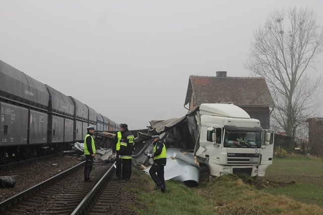 Twierdzi, że nie widział pociągu - zdjęcia