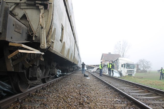 Twierdzi, że nie widział pociągu - zdjęcia