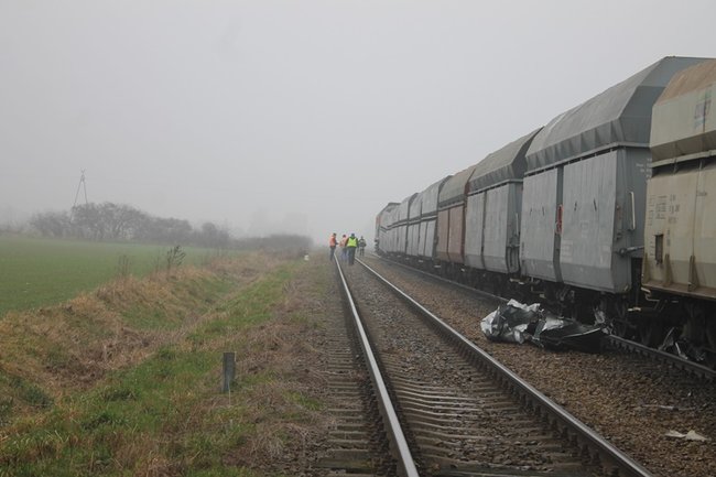 Twierdzi, że nie widział pociągu - zdjęcia