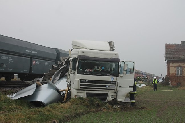 Twierdzi, że nie widział pociągu - zdjęcia