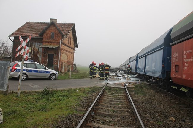 Twierdzi, że nie widział pociągu - zdjęcia