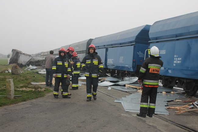 Twierdzi, że nie widział pociągu - zdjęcia