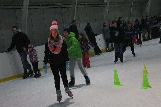 Z Mikołajem na łyżwach - zdjęcia