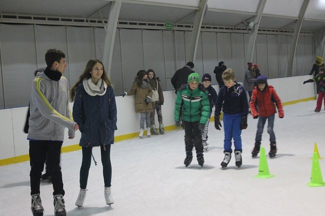 Z Mikołajem na łyżwach - zdjęcia