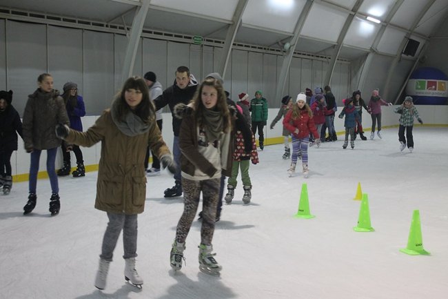 Z Mikołajem na łyżwach - zdjęcia