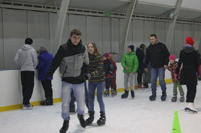 Z Mikołajem na łyżwach - zdjęcia