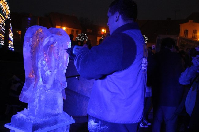 Rzeźbili... w lodzie - zdjęcia