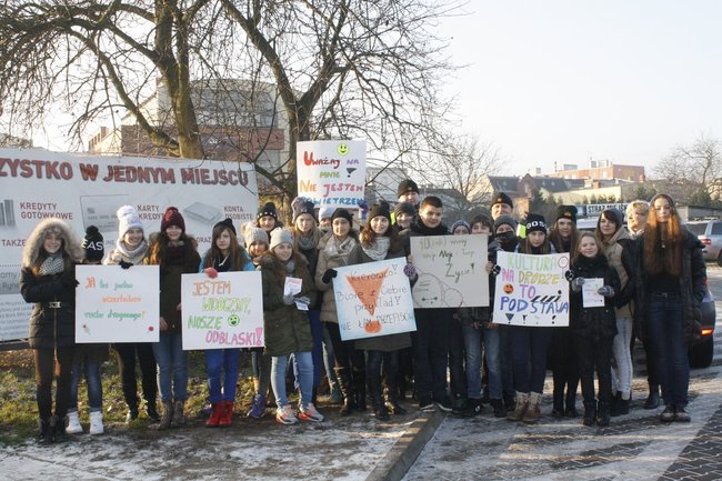 Protestowali na ulicach Gostynia - zdjęcia