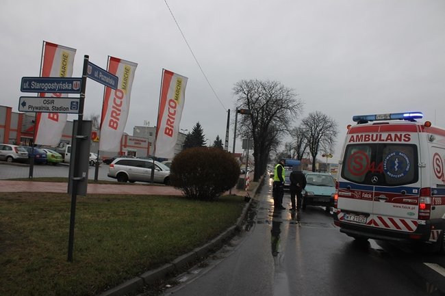 Potrącenie na pasach - zdjęcia
