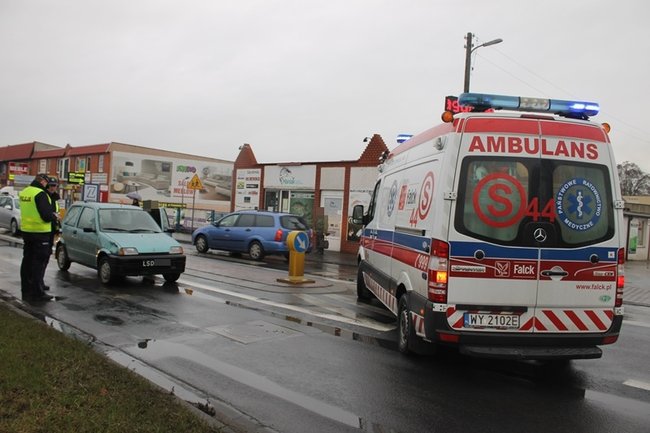 Potrącenie na pasach - zdjęcia