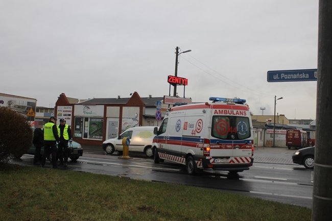 Potrącenie na pasach - zdjęcia