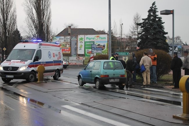 Potrącenie na pasach - zdjęcia