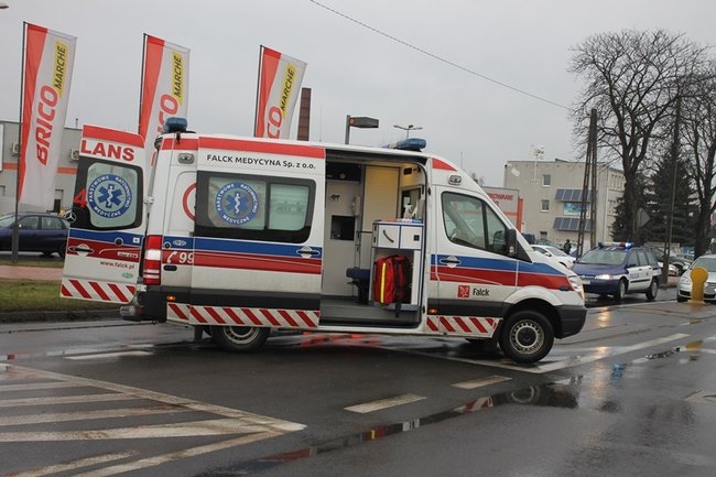 Potrącenie na pasach - zdjęcia