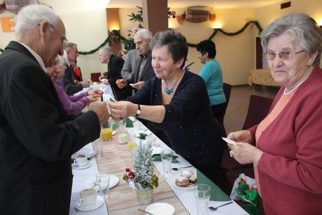 Podzielili się opłatkiem - zdjęcia