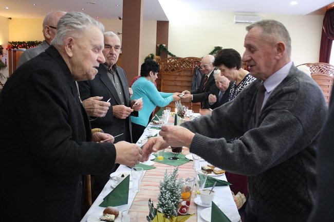 Podzielili się opłatkiem - zdjęcia