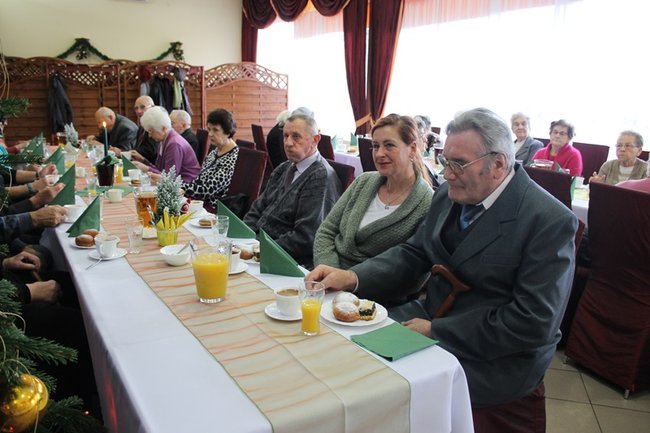 Podzielili się opłatkiem - zdjęcia