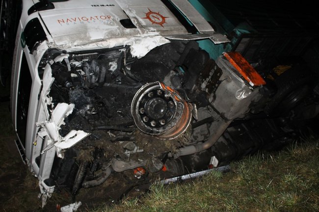 Tragiczny wypadek na krajówce - zdjęcia