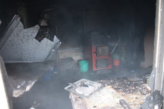 Pożar domu w Wilkonicach - zdjęcia