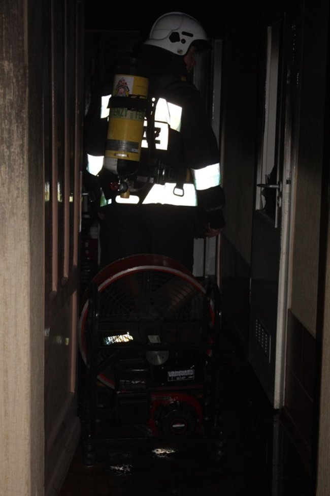 Pożar domu w Wilkonicach - zdjęcia