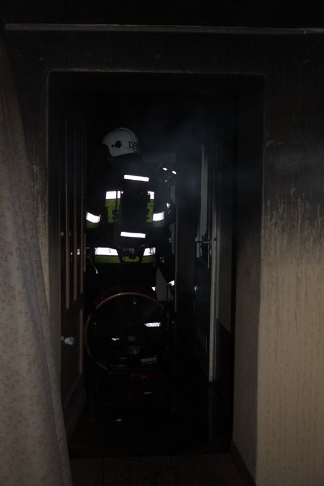 Pożar domu w Wilkonicach - zdjęcia