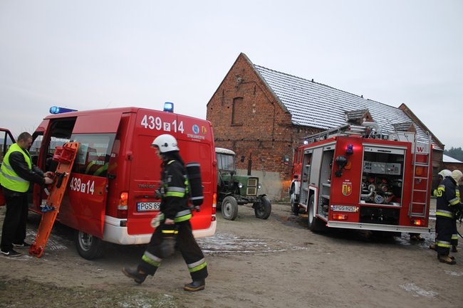 Pożar domu w Wilkonicach - zdjęcia