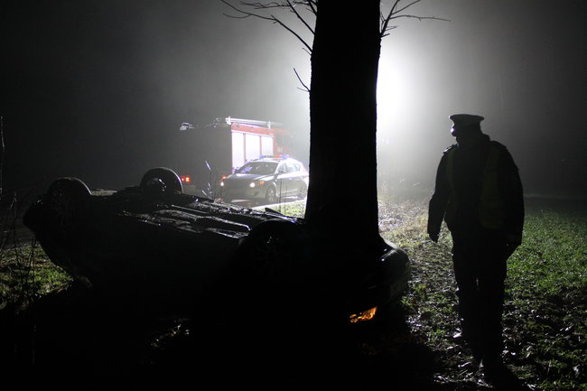 Noc przebiegła spokojnie- zdjęcia