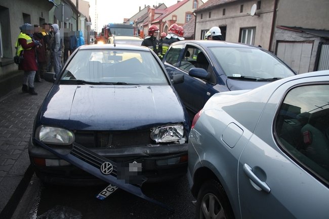 Karambol na Warszawskiej - zdjęcia