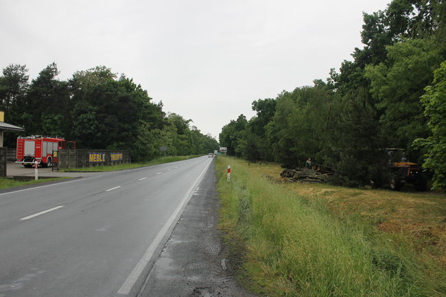 Drugi kierowca odjechał - zdjęcia