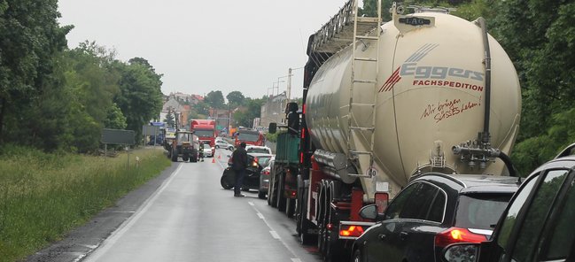 Drugi kierowca odjechał - zdjęcia