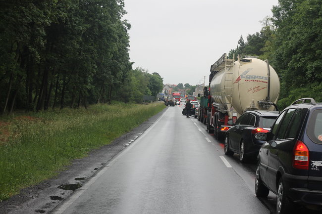 Drugi kierowca odjechał - zdjęcia