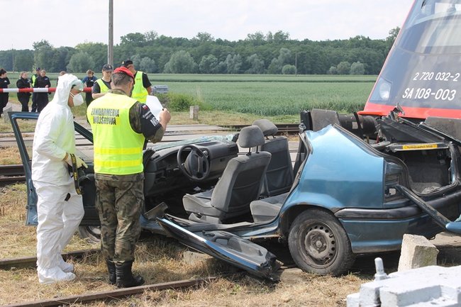 Tragiczny wypadek na torach - zdjęcia