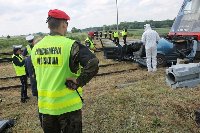 Tragiczny wypadek na torach - zdjęcia