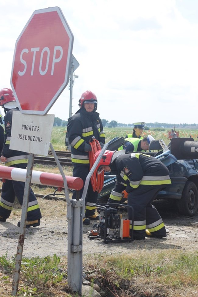 Tragiczny wypadek na torach - zdjęcia