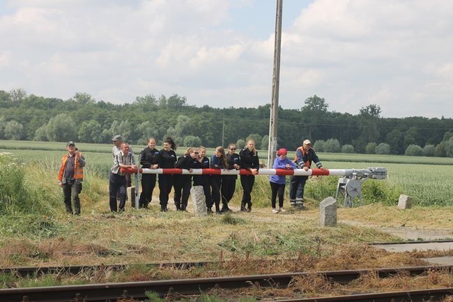 Tragiczny wypadek na torach - zdjęcia