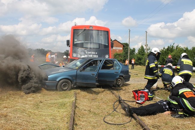 Tragiczny wypadek na torach - zdjęcia