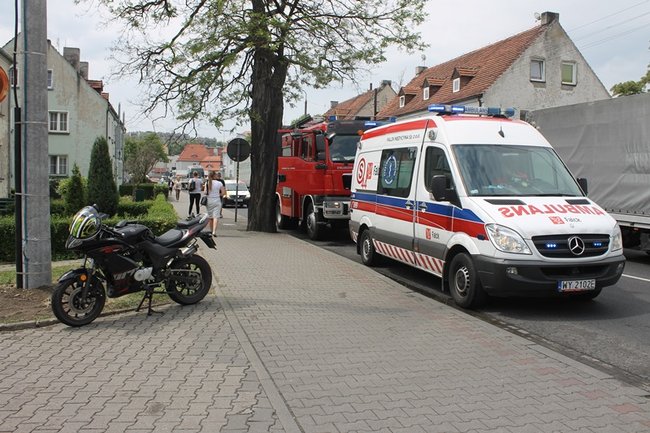 Nie wyhamował w porę - zdjęcia