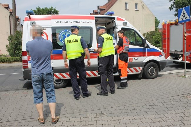 Nie wyhamował w porę - zdjęcia