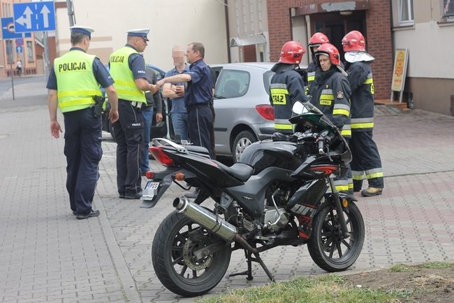 Nie wyhamował w porę - zdjęcia