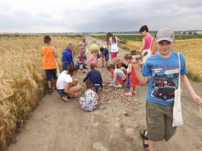 Malowanie na sianie - zdjęcia