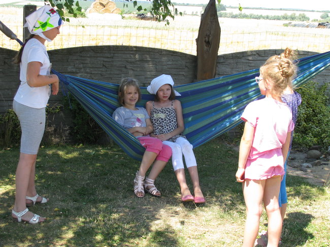 Malowanie na sianie - zdjęcia